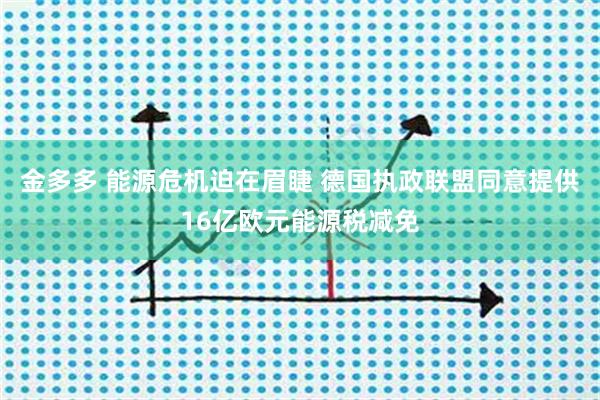 金多多 能源危机迫在眉睫 德国执政联盟同意提供16亿欧元能源税减免